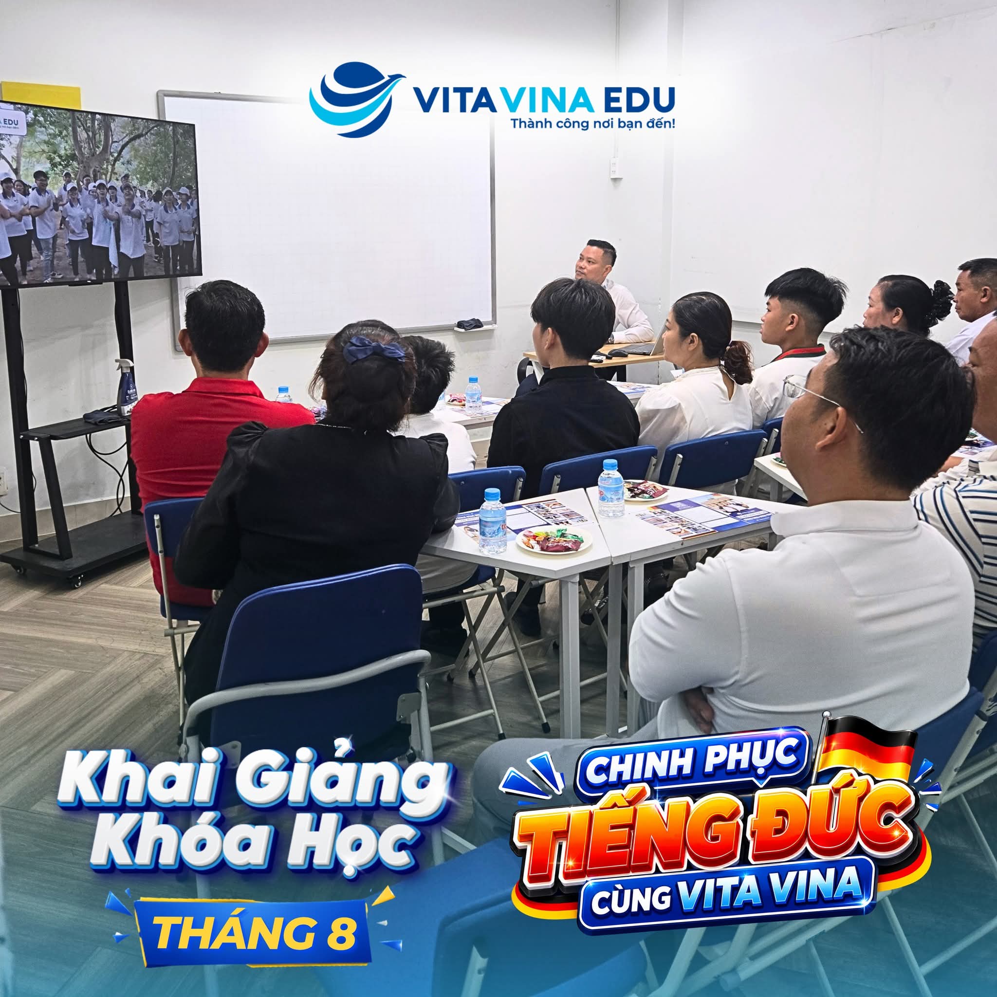 Cam kết đào tạo tiếng Đức và đồng hành cùng học viên VITA VINA